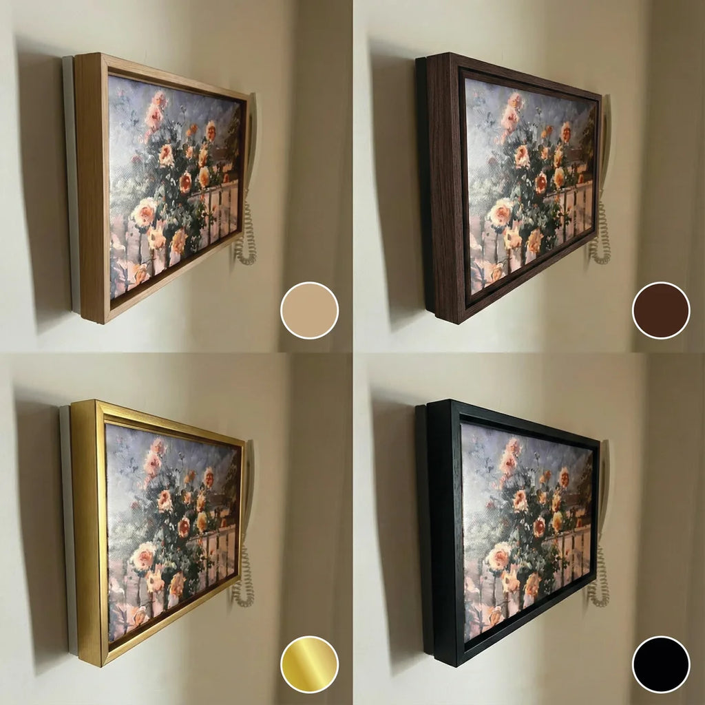 غطاء العدّاد الكهربائي بالإطار الذهبي