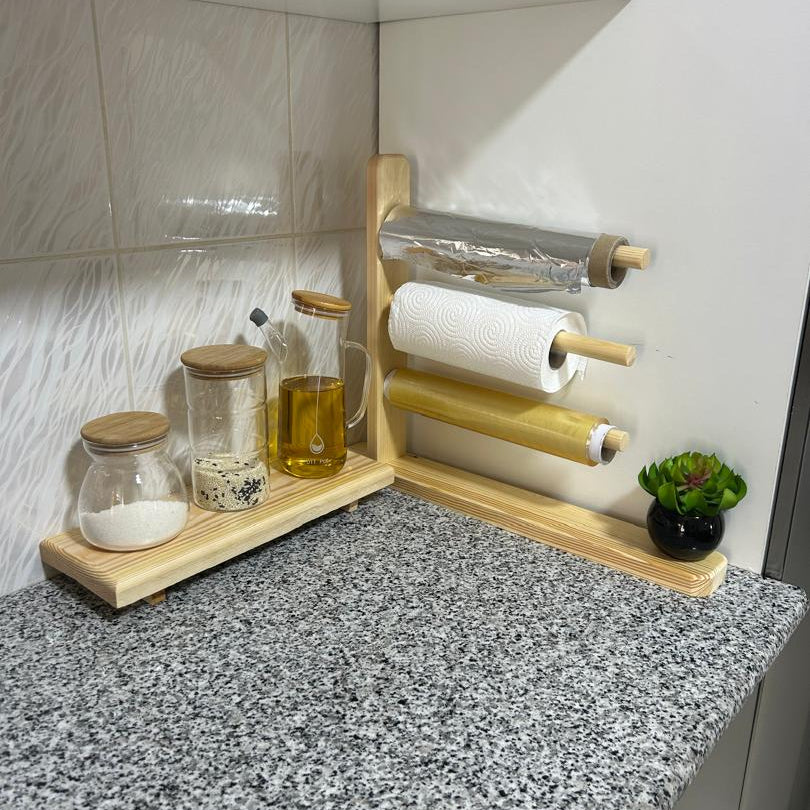 PACK منظّم المطبخ + طاولة مستطيلة