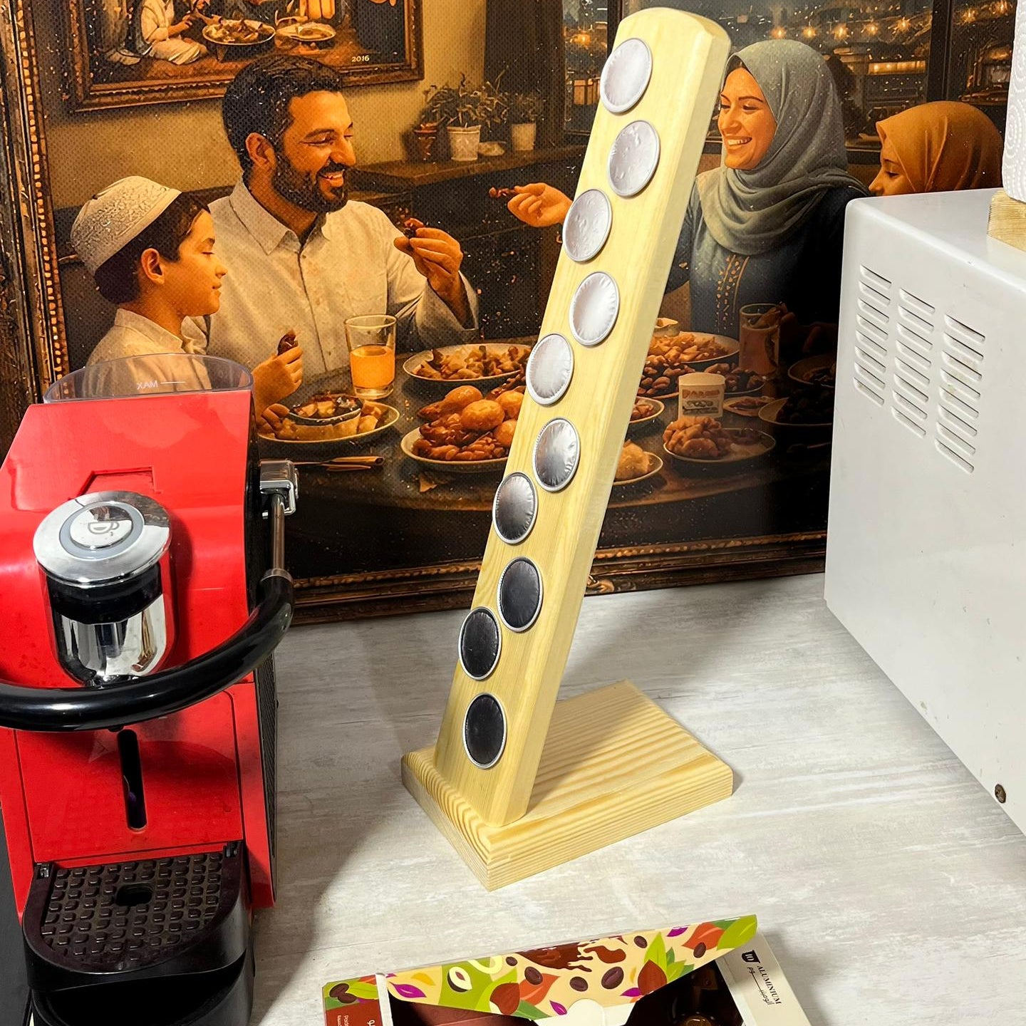 حامل كبسولات القهوة