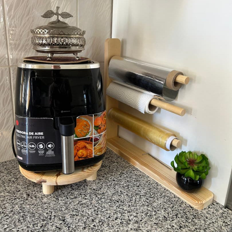 PACK منظّم المطبخ + طاولة صغيرة