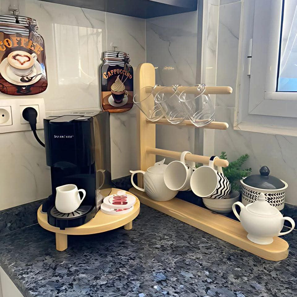 PACK منظّم المطبخ + طاولة صغيرة