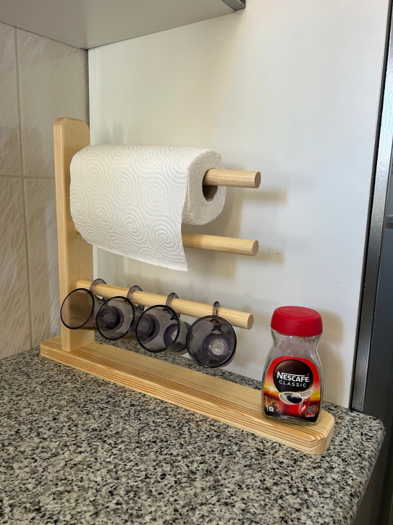 منظّم أوراق المطبخ