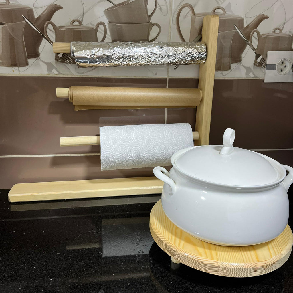 PACK منظّم المطبخ + طاولة صغيرة